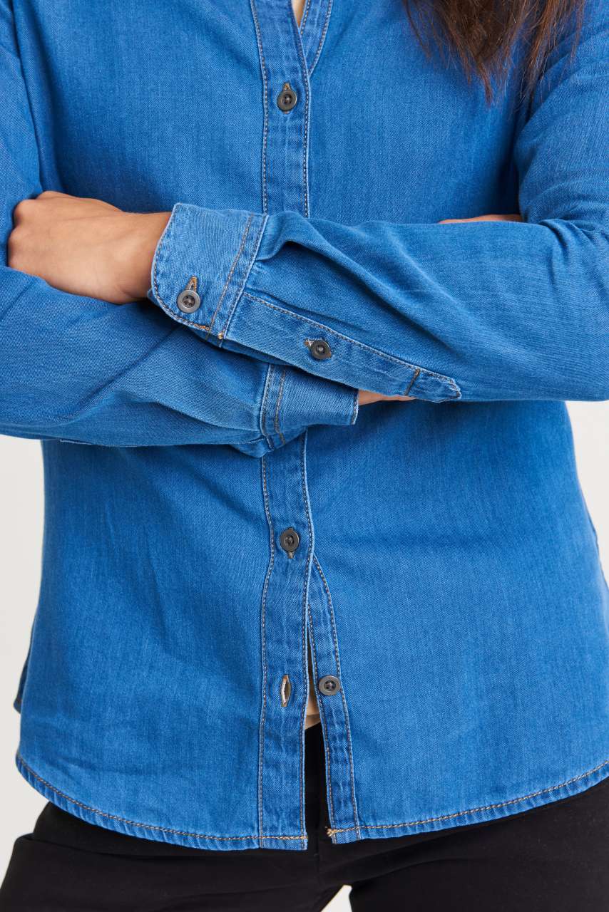 SD045 LUCY DENIM SHIRT – Obrázok 7
