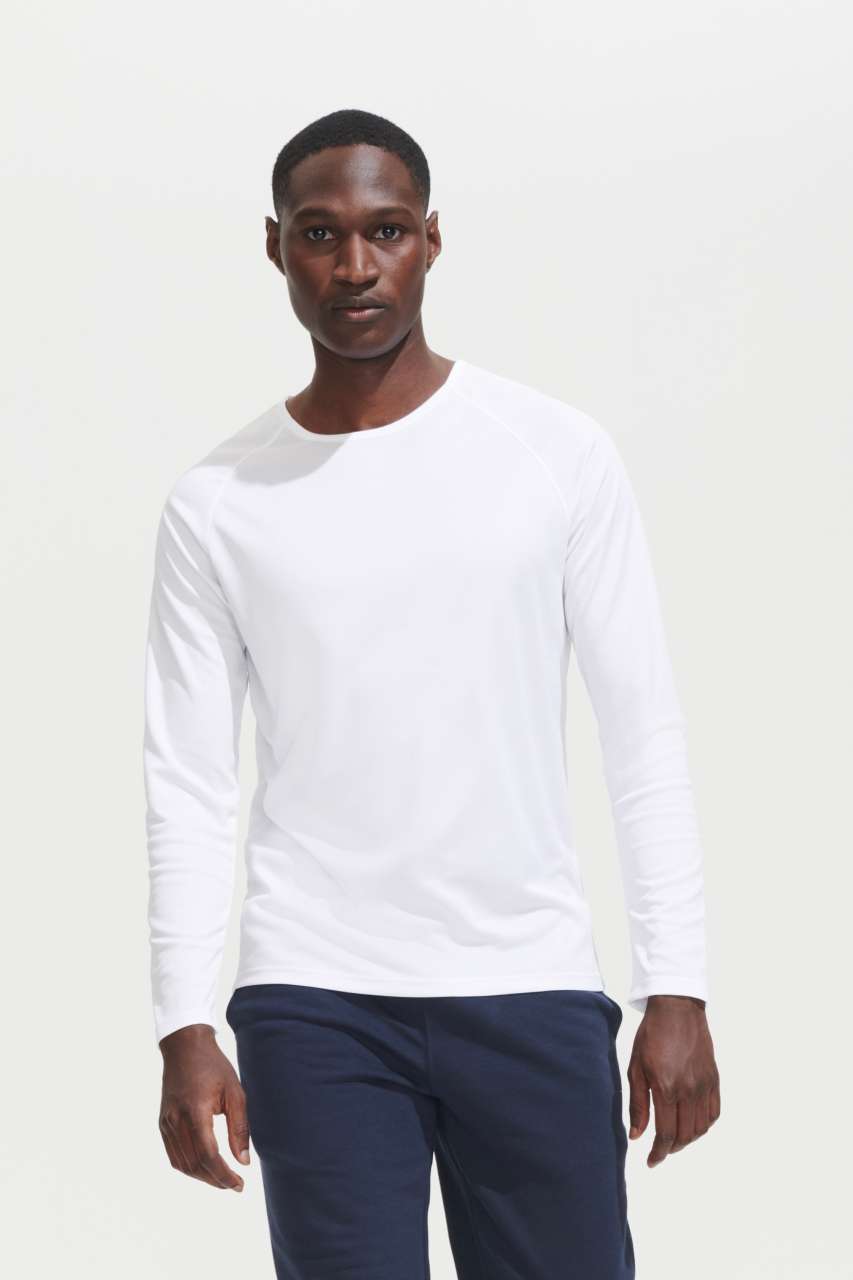 SO02071 SOL'S SPORTY LSL MEN - LONG-SLEEVE SPORTS T-SHIRT