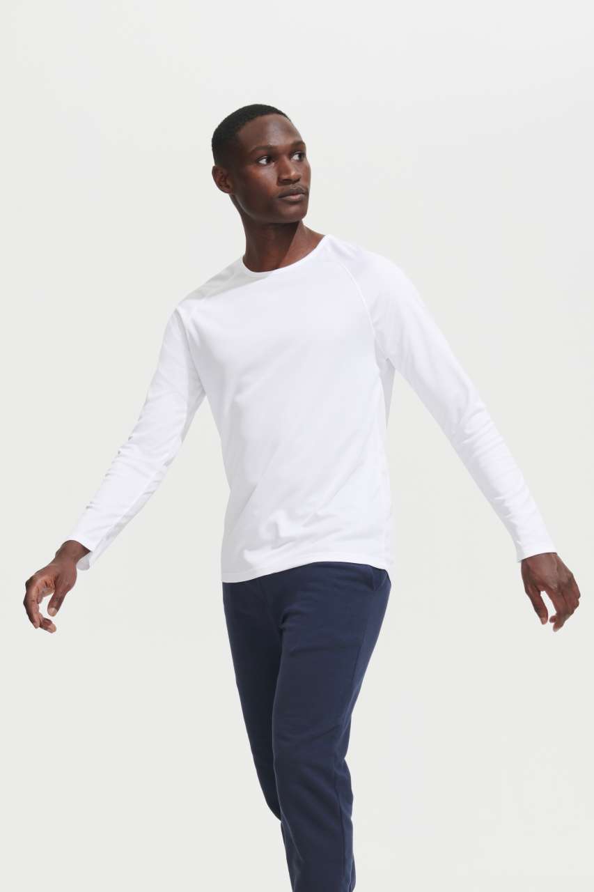 SO02071 SOL'S SPORTY LSL MEN - LONG-SLEEVE SPORTS T-SHIRT – Obrázok 3