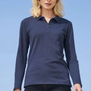 SO02083 SOL'S PERFECT LSL WOMEN - LONG-SLEEVE PIQUÉ POLO SHIRT