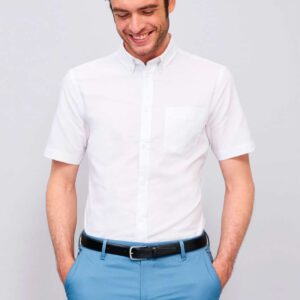 SO02921 SOL'S BRISBANE FIT - SHORT SLEEVE OXFORD MEN'S SHIRT