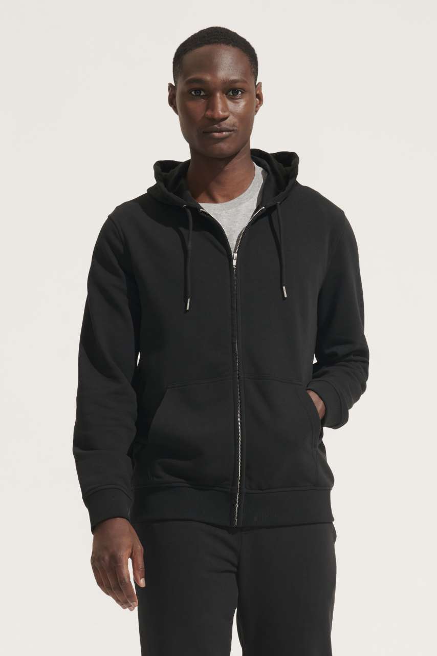 SO04237 SOL'S CALIPSO - UNISEX FULL-ZIP HOODIE – Obrázok 2