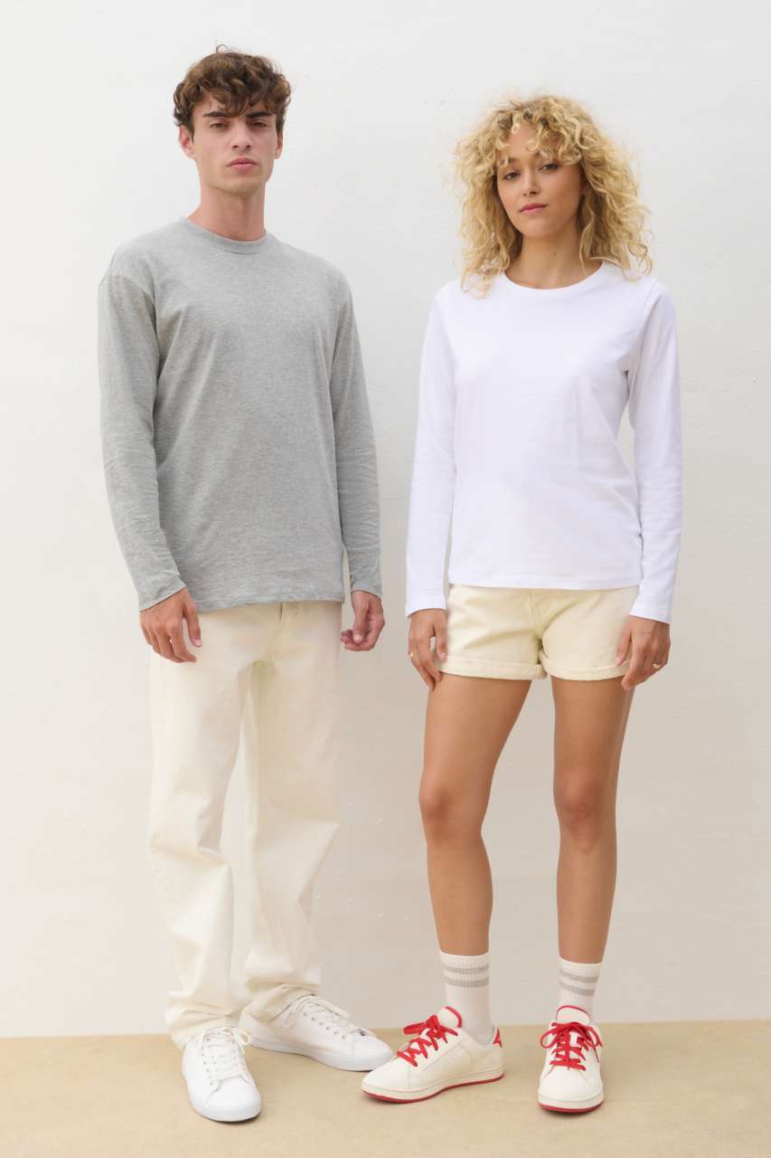 SOL'S MONARCH WOMEN - LONG SLEEVE T-SHIRT WITH ROUND NECK