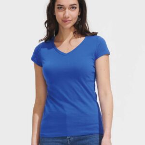 SO11388 SOL'S MOON - WOMEN’S V-NECK T-SHIRT