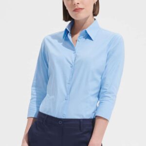 SO17010 SOL'S EFFECT - 3/4 SLEEVE STRETCH WOMEN'S SHIRT