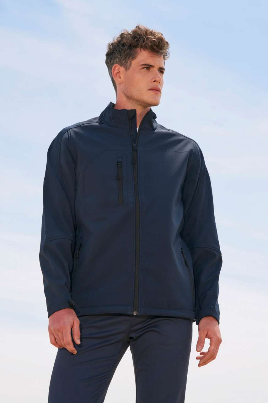 SO46600 SOL'S RELAX - MEN'S SOFTSHELL ZIPPED JACKET – Obrázok 3