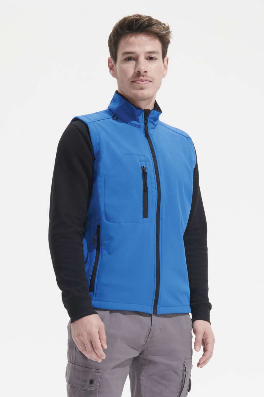 SO46601 SOL'S RALLYE MEN - SLEEVELESS SOFTSHELL JACKET – Obrázok 3