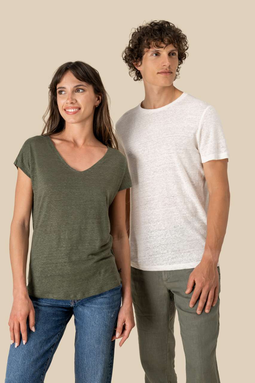 MEN'S LINEN T-SHIRT – Obrázok 4