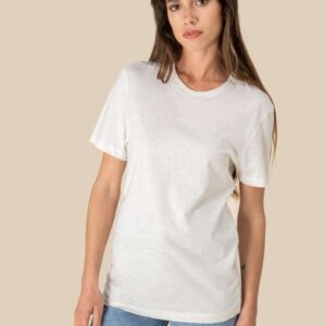 ECO-FRIENDLY UNISEX ORGANIC COTTON AND LINEN T-SHIRT