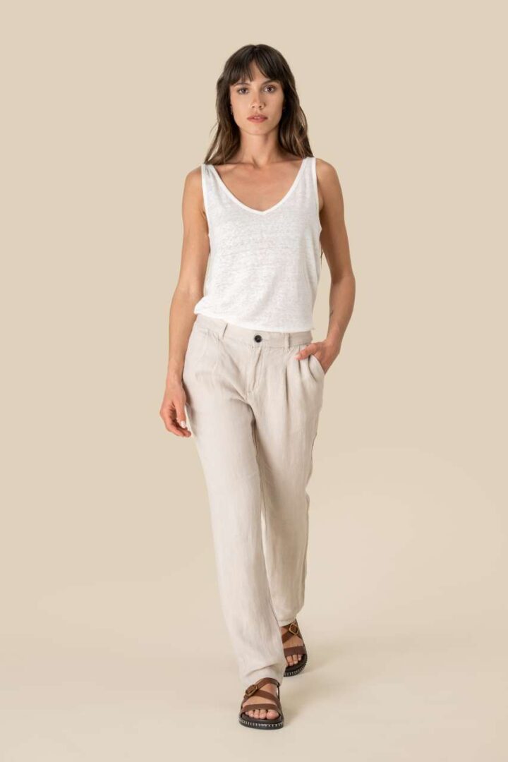 LADIE'S LINEN TROUSERS – Obrázok 4