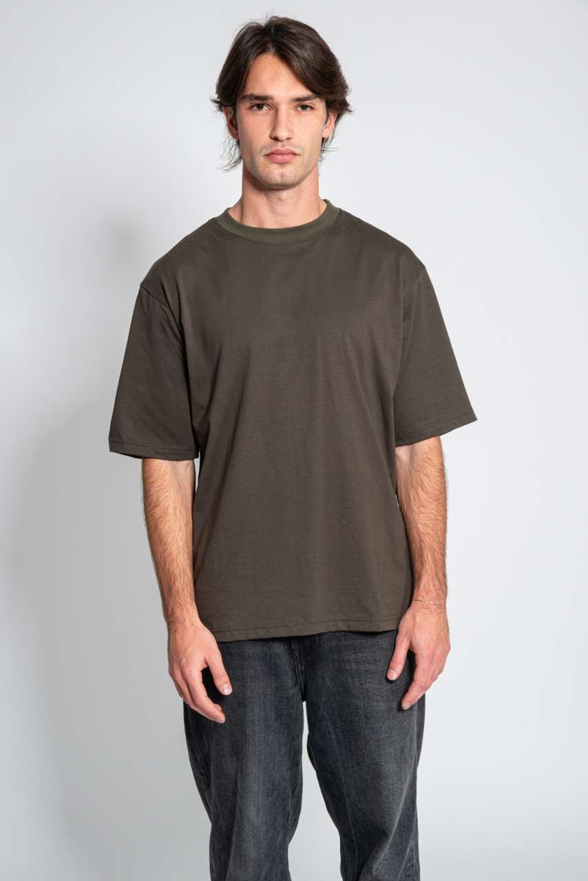 JERSEY PLUS - SHORT SLEEVE CREW NECK T SHIRT