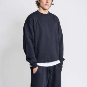 365 - DIAGONAL FRENCH TERRY CREWNECK SWEATSHIRT