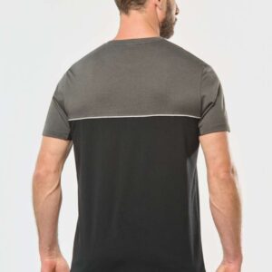WK304 UNISEX ECO-FRIENDLY SHORT SLEEVE TWO-TONE T-SHIRT