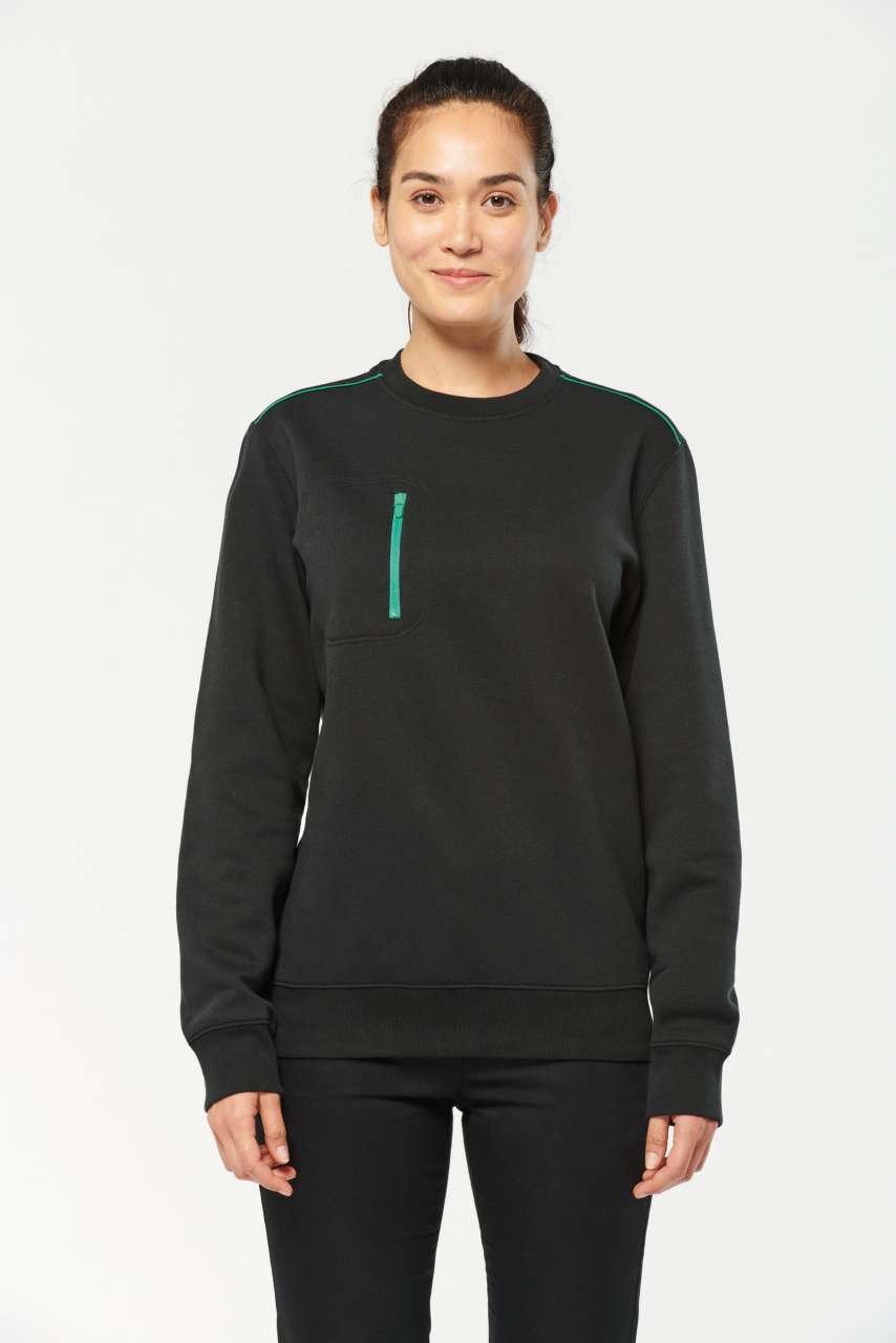WK403 UNISEX DAYTODAY CONTRASTING POCKET SWEATSHIRT – Obrázok 5