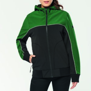WK450 UNISEX 3-LAYER TWO-TONE BIONIC SOFTSHELL JACKET
