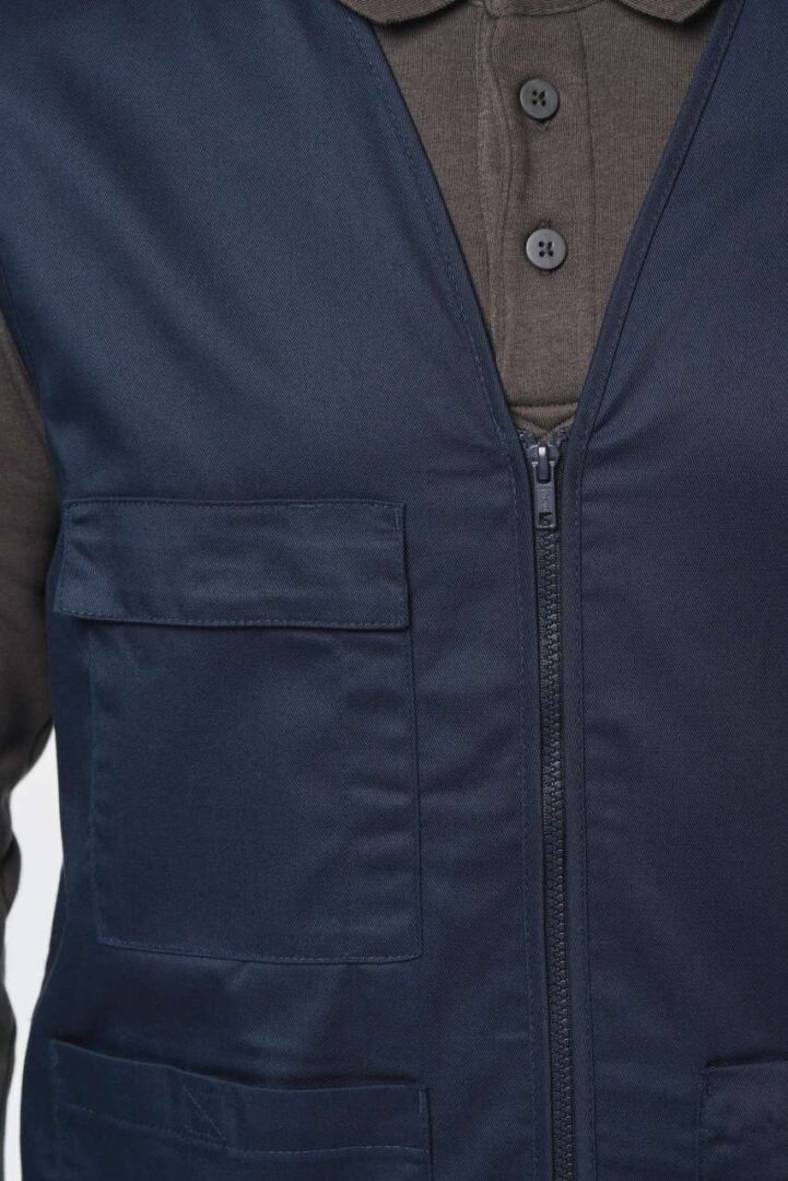 UNISEX POLYCOTTON MULTI-POCKET VEST – Obrázok 9