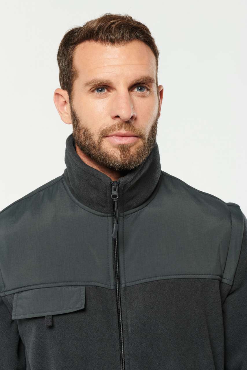 WK9105 FLEECE JACKET WITH REMOVABLE SLEEVES