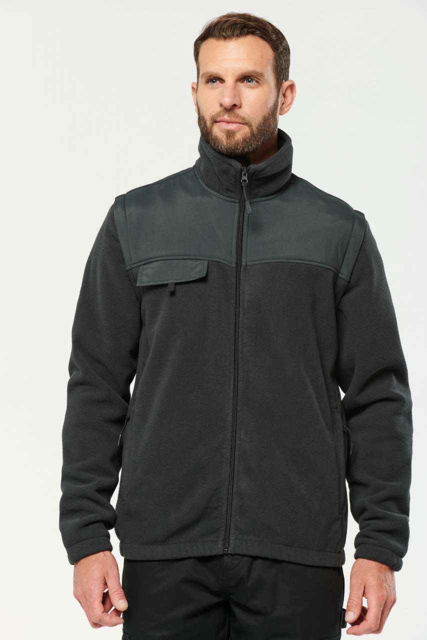 WK9105 FLEECE JACKET WITH REMOVABLE SLEEVES – Obrázok 4