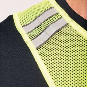 WKP705 FLUORESCENT MESH SPORTS VEST